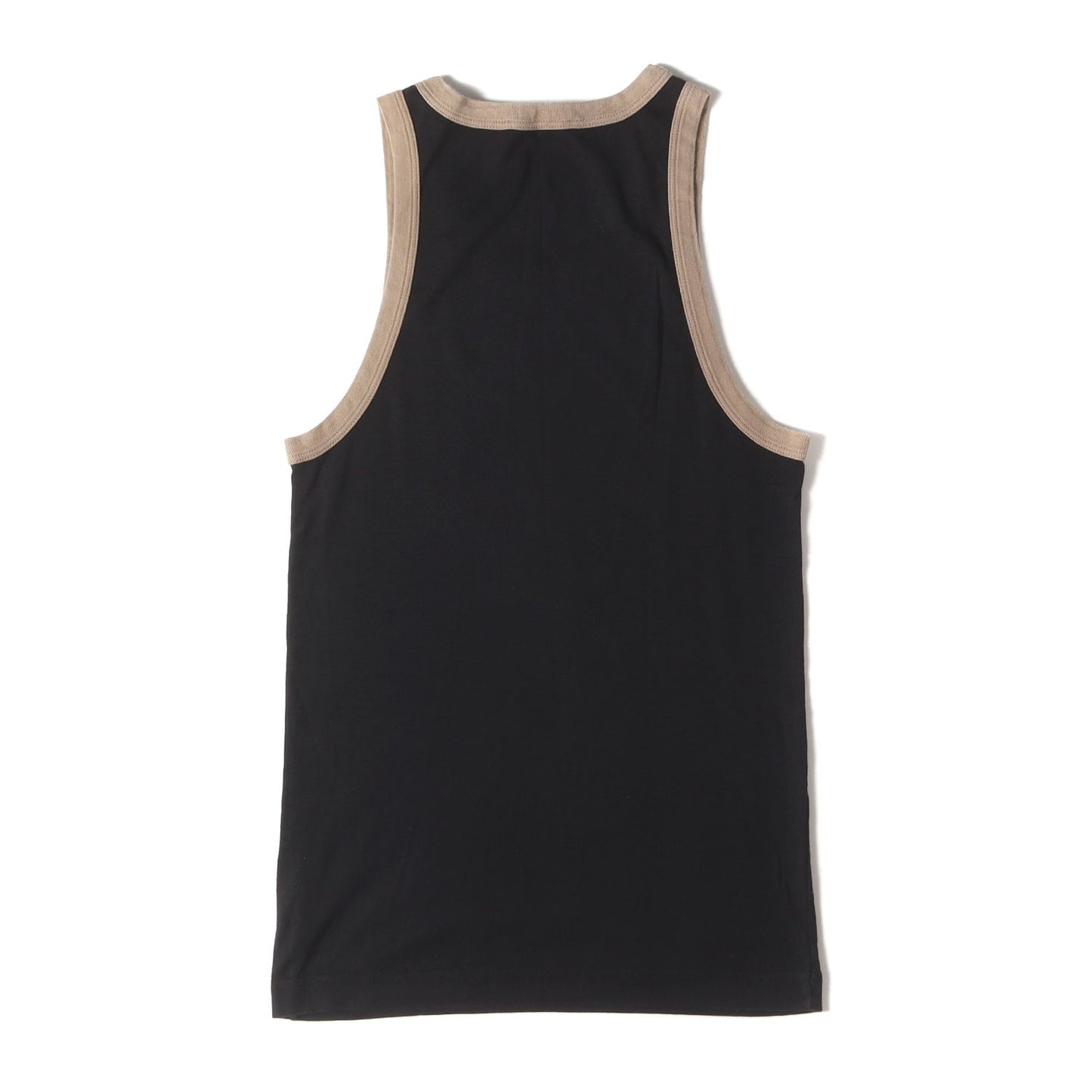 グラフィック ロゴ トリム リンガーネック タンクトップ
