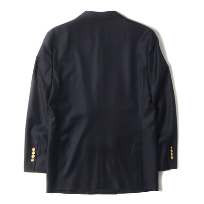 23SS ピークドラペル ゴールデンフリース 金ボタン ダブルブレスト 6B ブレザー (100198600) / REGENT FIT
