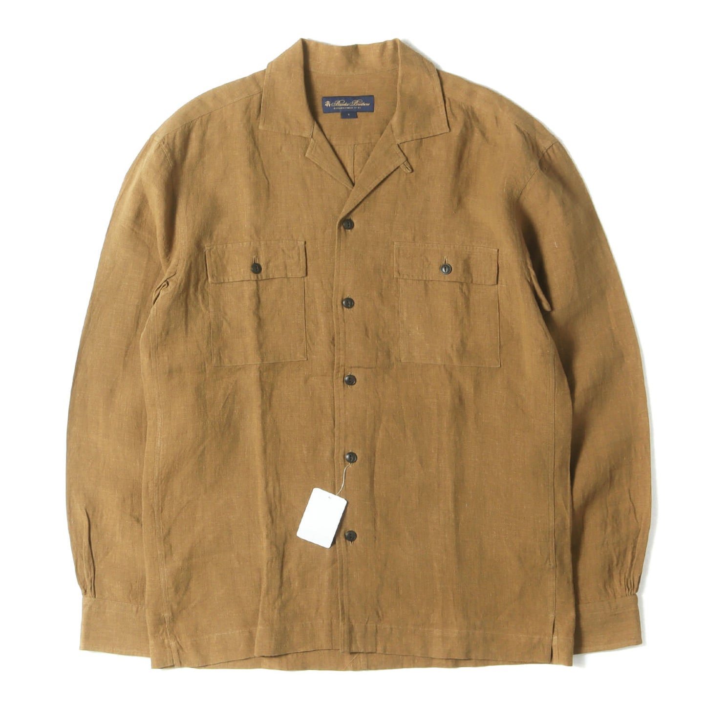 23SS オープンカラー リネン シャツ ジャケット (19-77-8579)