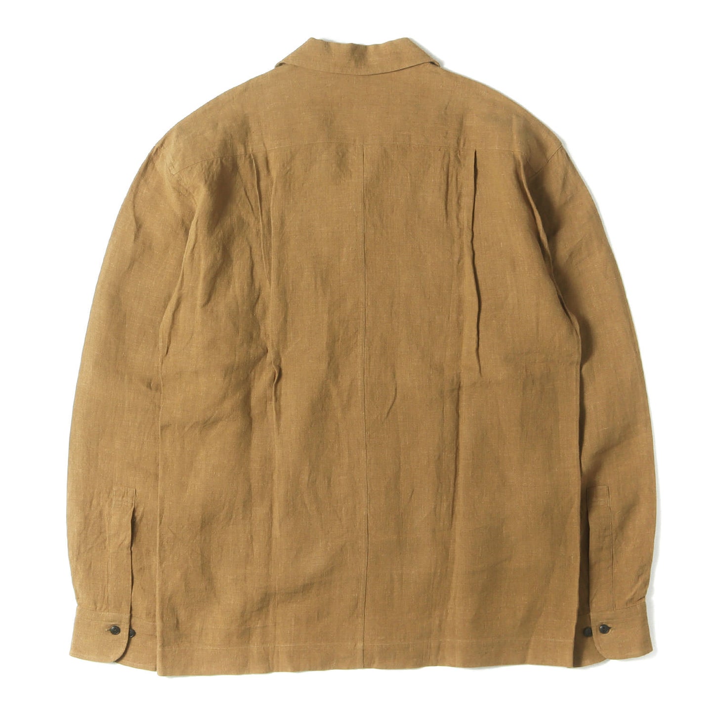 23SS オープンカラー リネン シャツ ジャケット (19-77-8579)