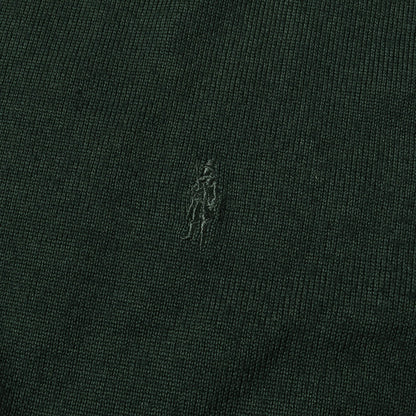 ワンポイント アイコン 刺繍 ハイゲージ ウール ニット / MADE IN JAPAN
