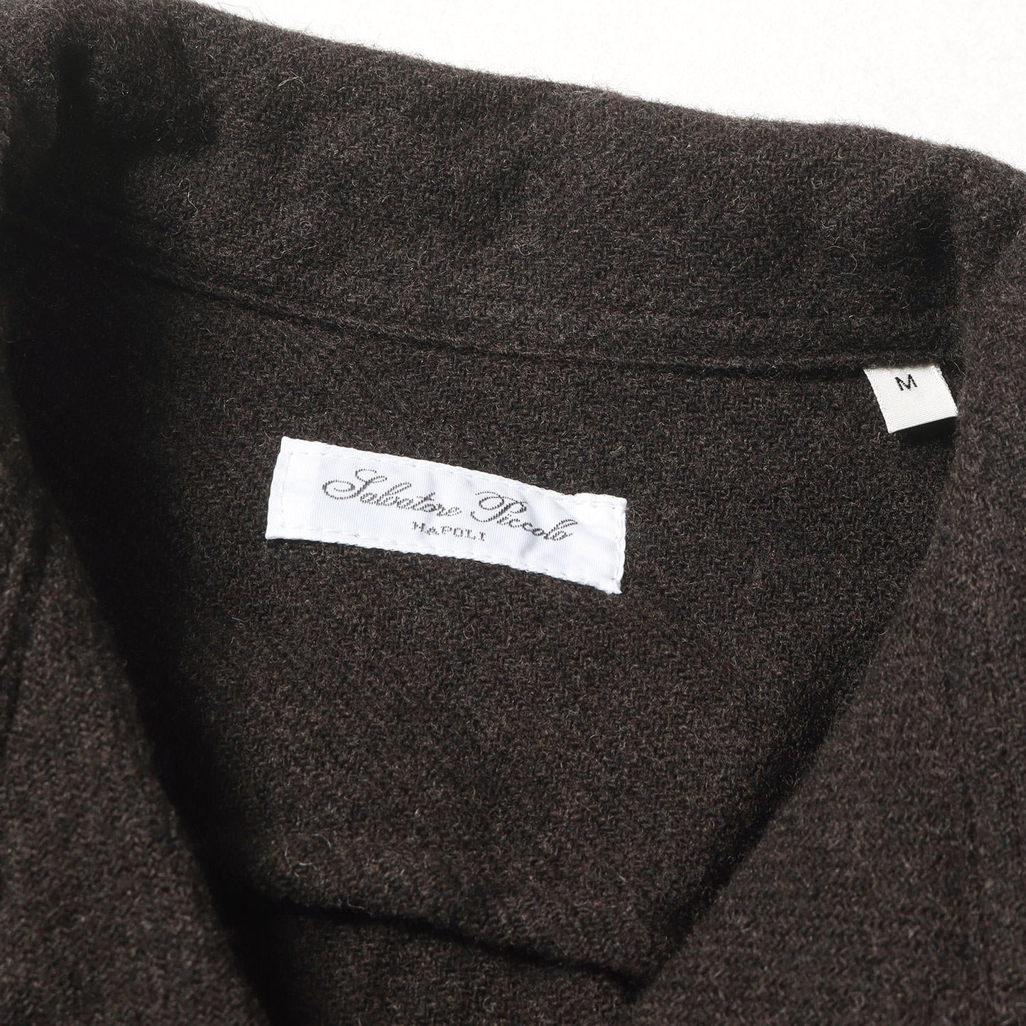 × SHIPS 別注 ツイード ワーク シャツ (111-18-0172) / LIMITED ITEM MADE IN ITALY