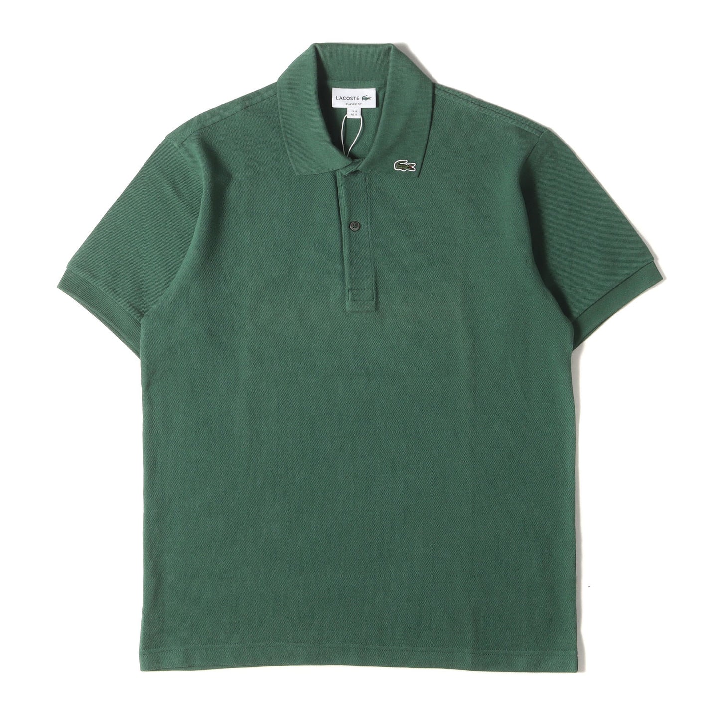 ワニ ワッペン 刺繍 カラー 鹿の子 ポロシャツ (PH194LJ)