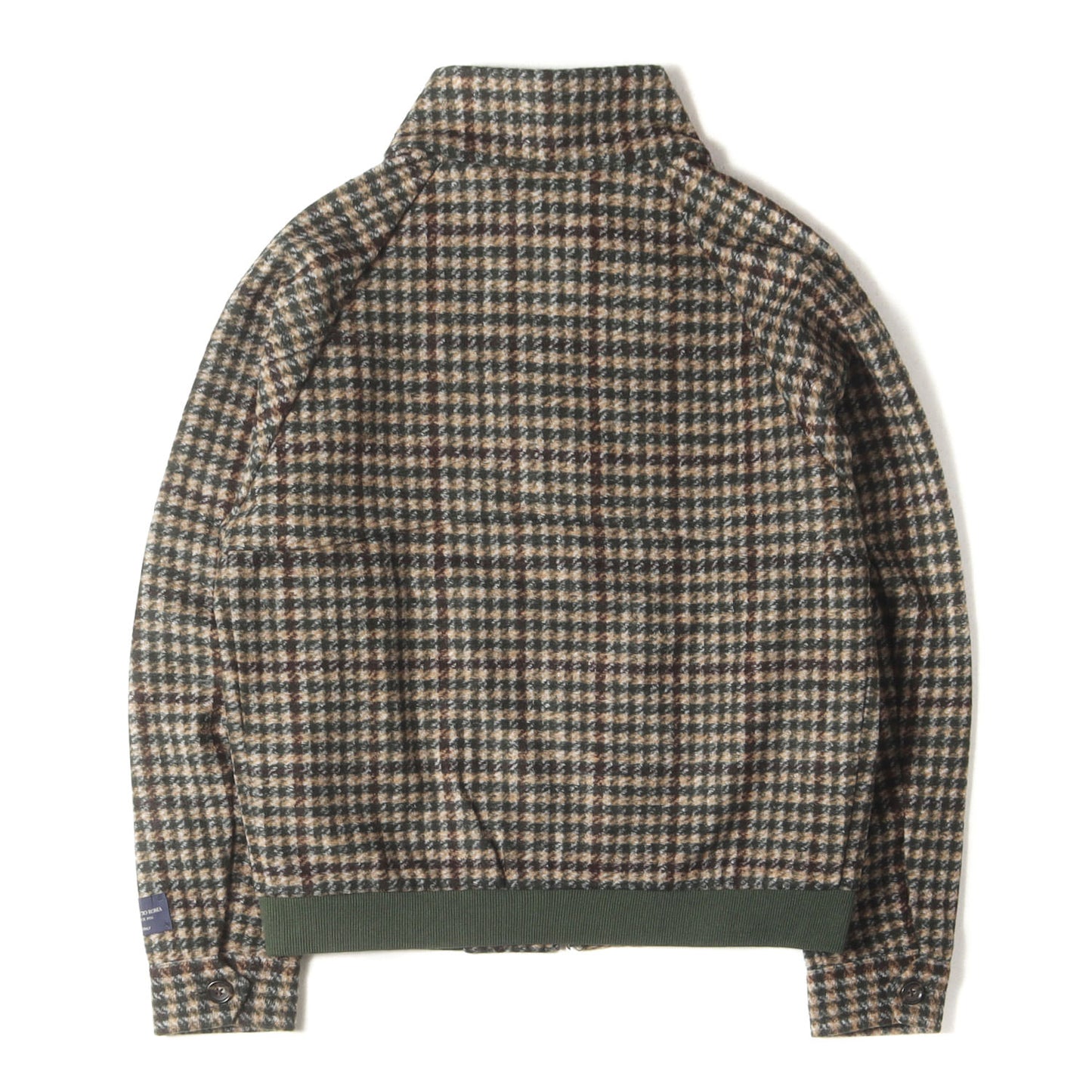24AW LANIFICIO ROMA ガンクラブチェック ジャージー スイングトップ (8-0276-00-221) / ONLY PREMIO