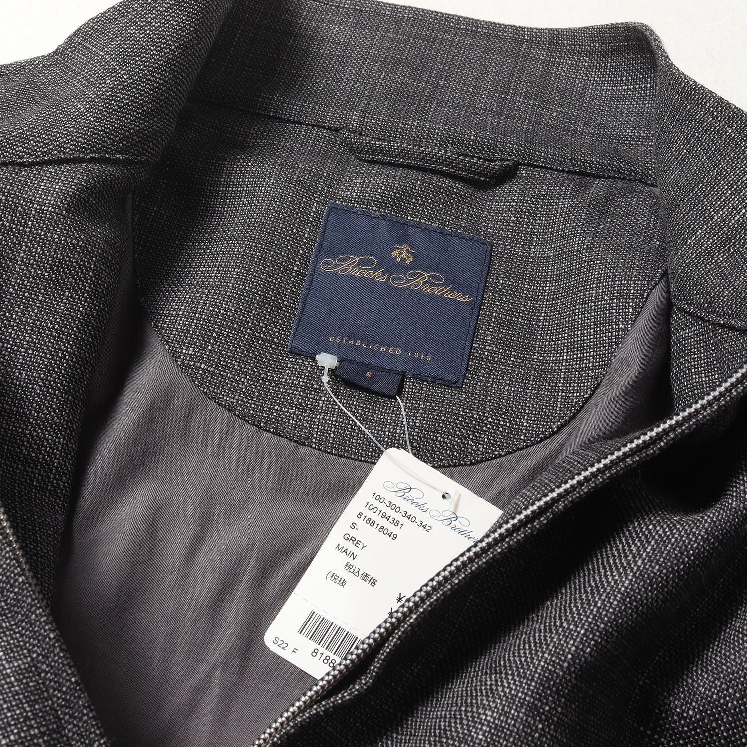 BROOKS BROTHERS (ブルックスブラザーズ) 22SS リネン混 ウールシルク