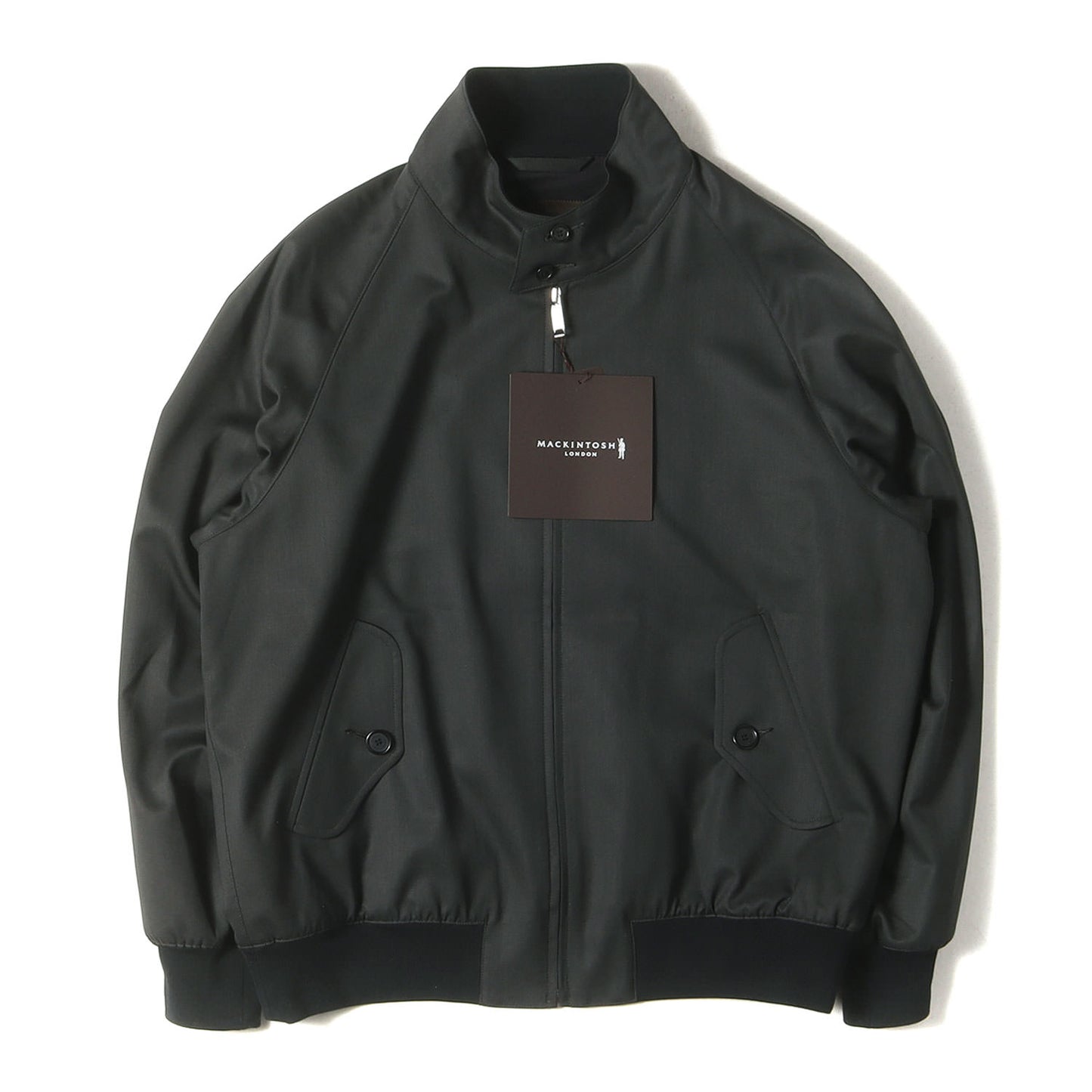 24SS ストレッチ ウールポリ ツイル ハリントン ジャケット (G1F27-311)