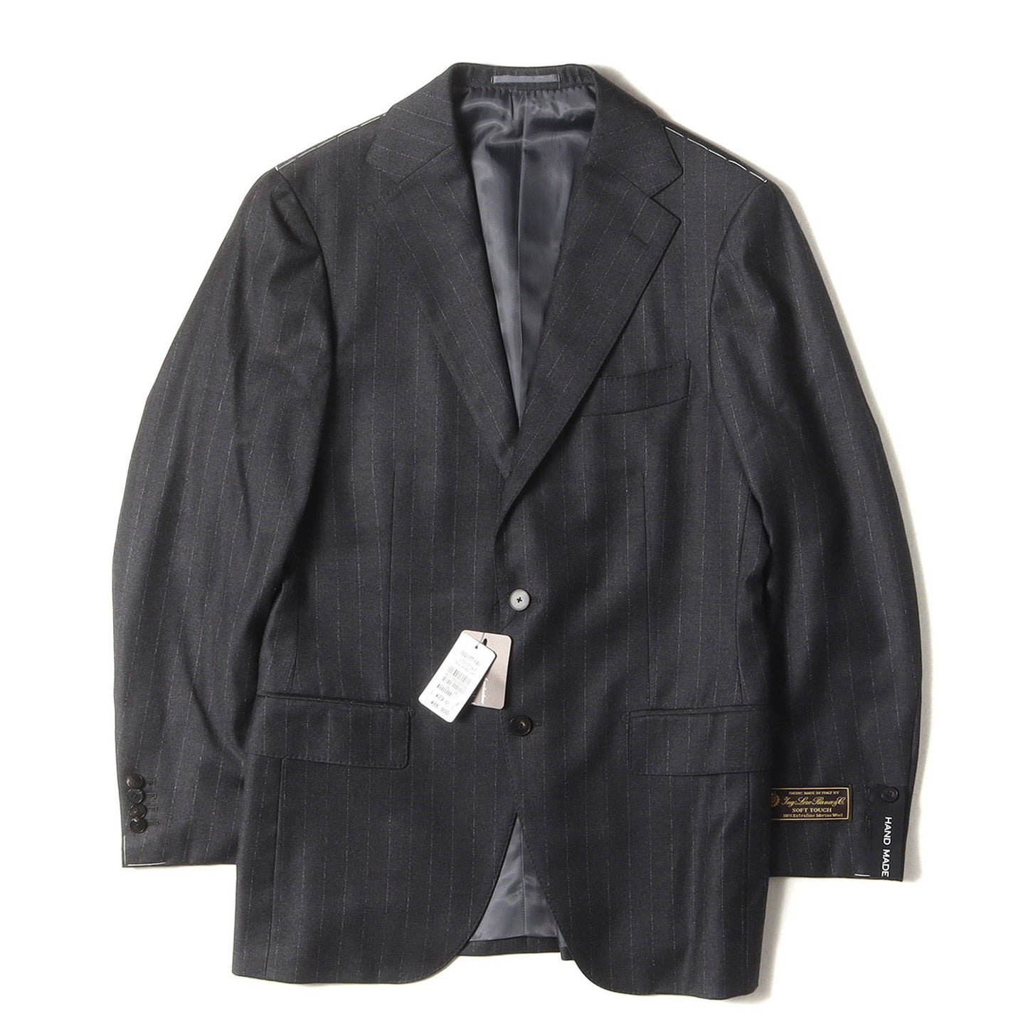 × LORO PIANA ピンストライプ ウール スーツ セットアップ (C0217T)