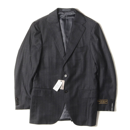 × LORO PIANA ピンストライプ ウール スーツ セットアップ (C0217T)