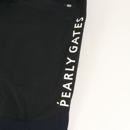 裾ジップ ロゴ ストレッチ ジャージー トラック パンツ (268-1131301)