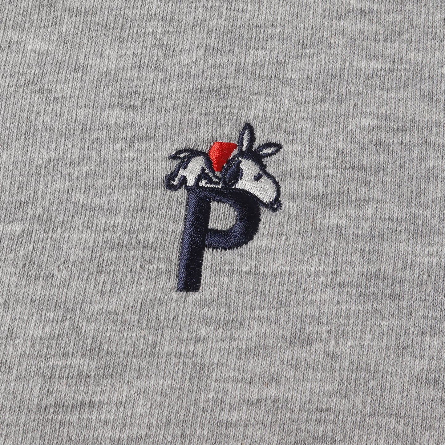 × PEANUTS&CO. SNOOPY ワッペン ロゴ 刺繍 スウェット (053-0262301) / 裏起毛