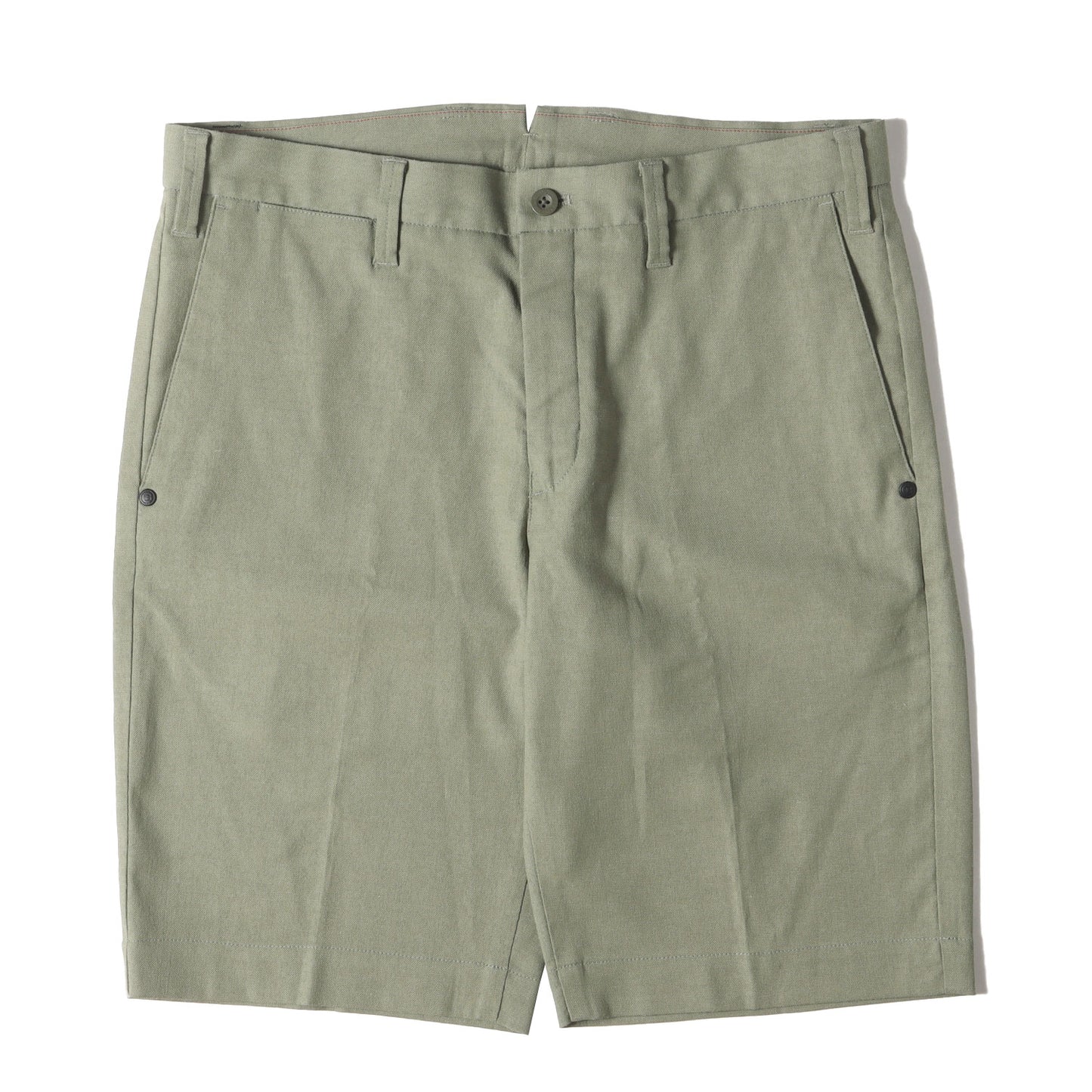 ポリコットンリネン ショート スラックス パンツ (DRESS SHORT PANTS BRG202M06)