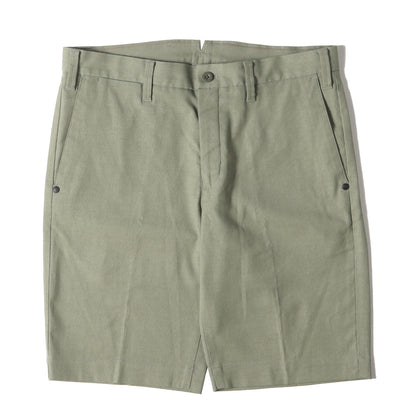 ポリコットンリネン ショート スラックス パンツ (DRESS SHORT PANTS BRG202M06)