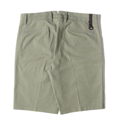 ポリコットンリネン ショート スラックス パンツ (DRESS SHORT PANTS BRG202M06)