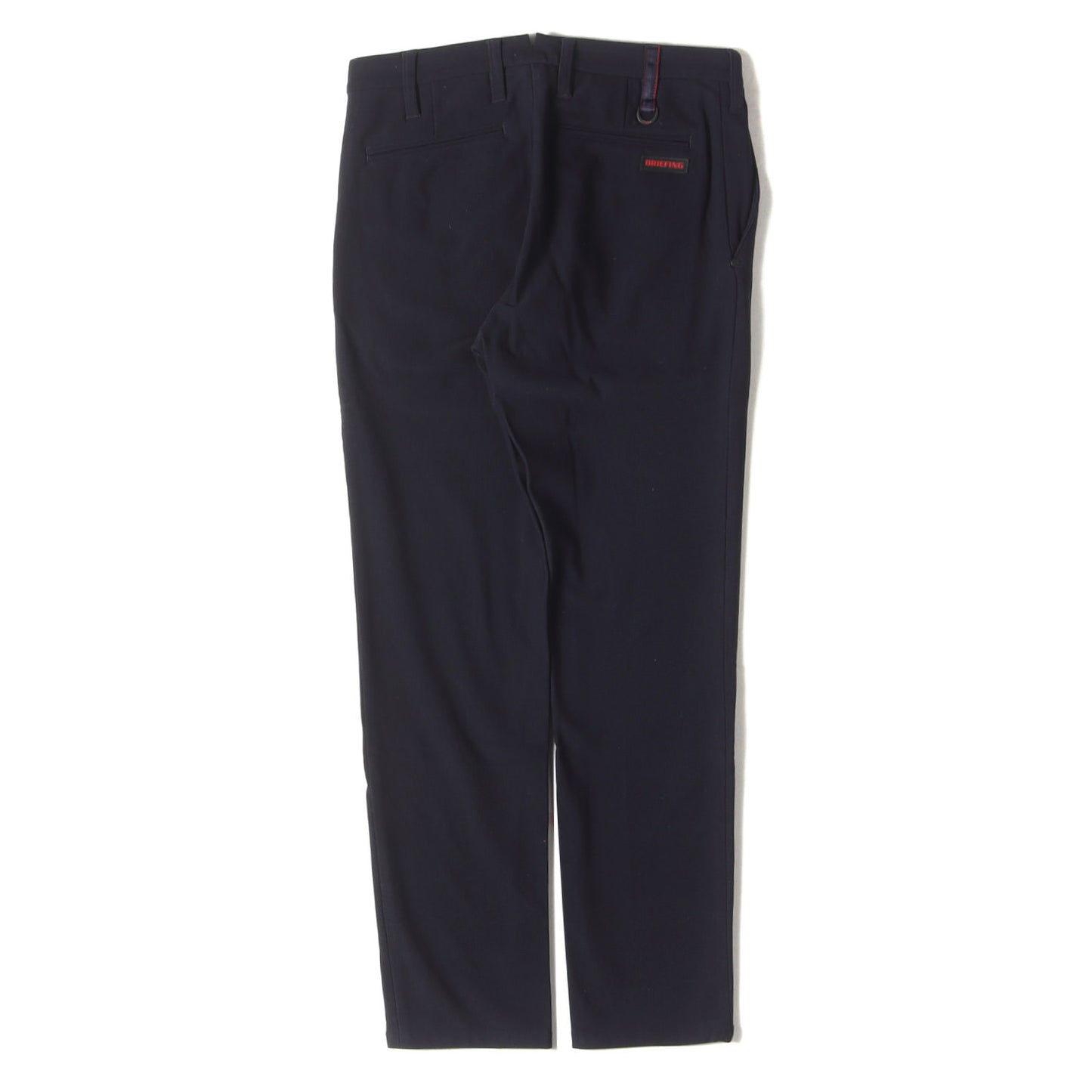 裏フリース ストレッチ ナイロンポリ スラックス パンツ (BRG193M30)