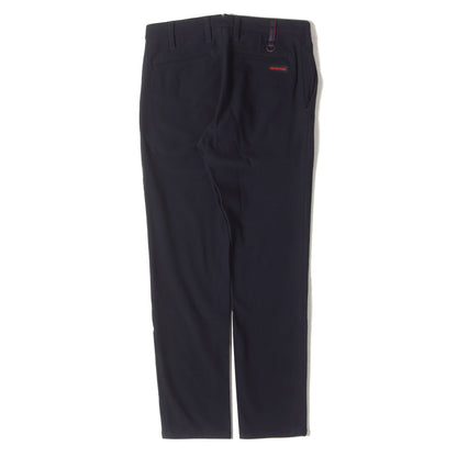 裏フリース ストレッチ ナイロンポリ スラックス パンツ (BRG193M30)