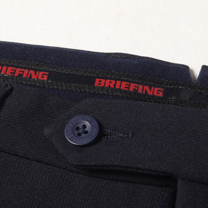裏フリース ストレッチ ナイロンポリ スラックス パンツ (BRG193M30)