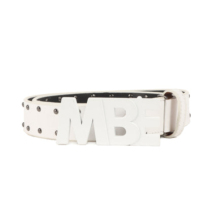 MBE バックル スタッズ レザー ベルト