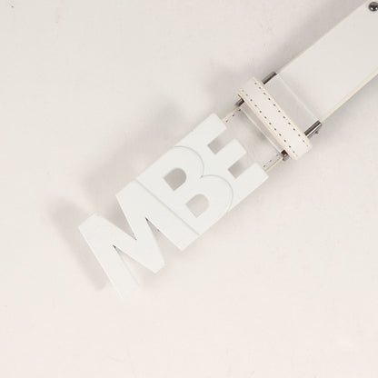 MBE バックル スタッズ レザー ベルト