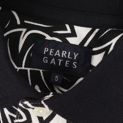 ボタニカル 総柄 プリント 鹿の子 ポロシャツ (053-0160538) / MADE IN JAPAN