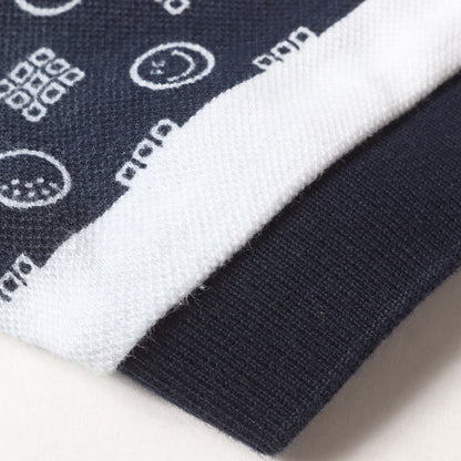 ペイズリー ボーダー プリント 鹿の子 ポロシャツ (053-0160303) / MADE IN JAPAN