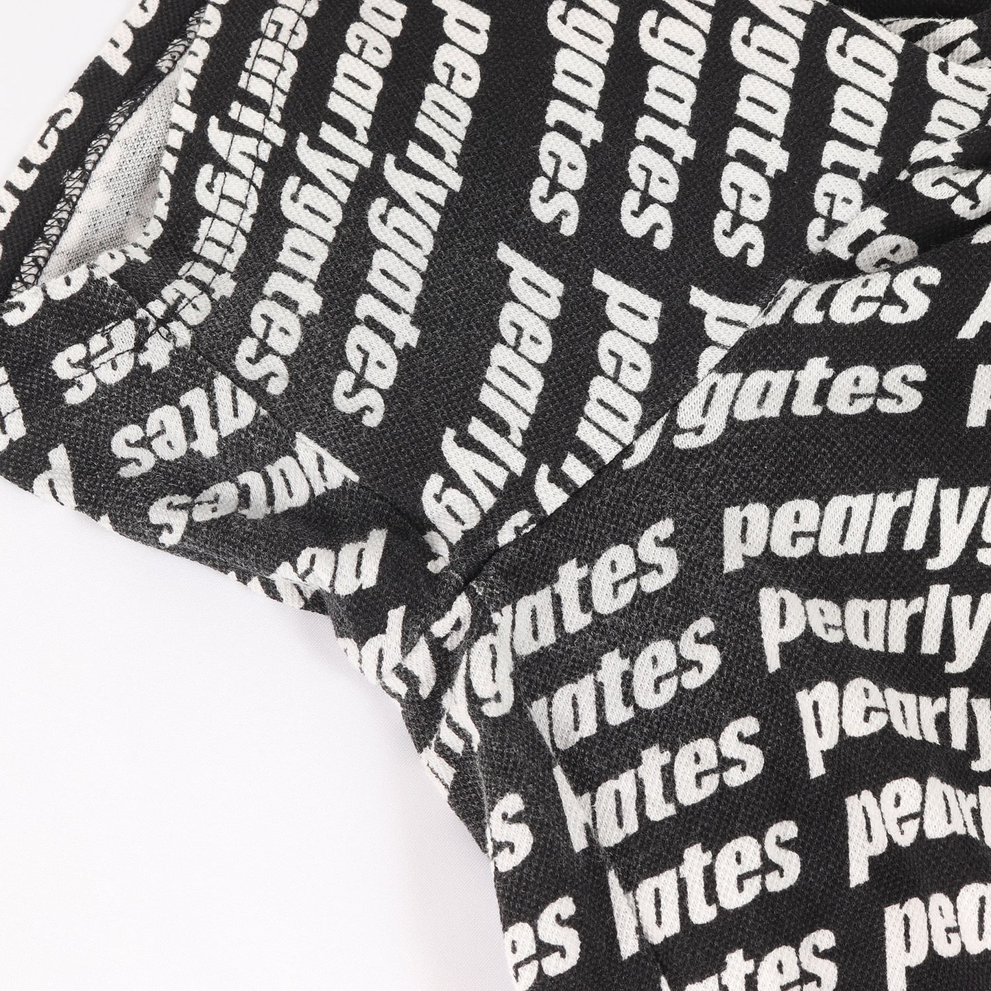 シグネチャー リピート ロゴ モックネック ピケ Tシャツ (053-0267807)