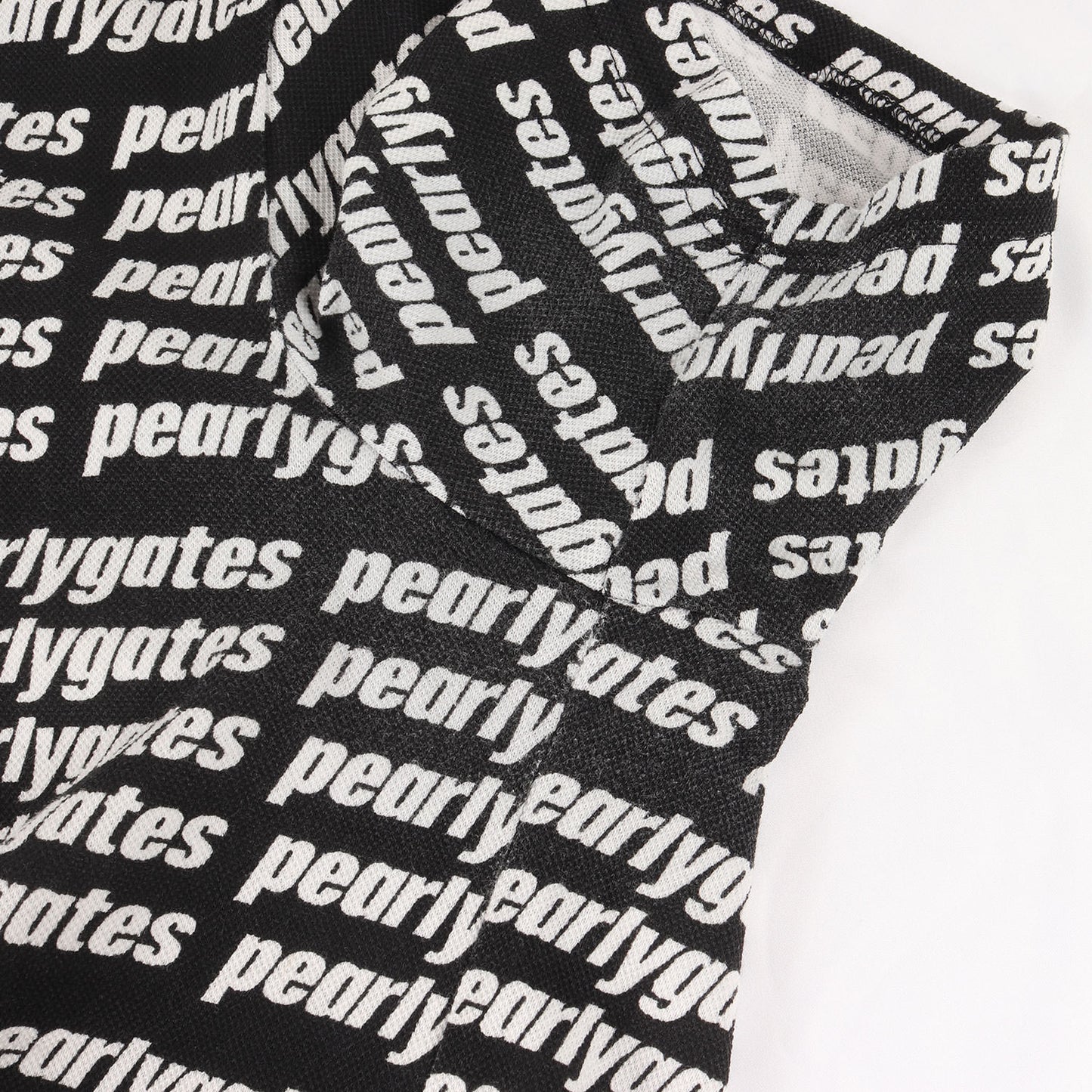 シグネチャー リピート ロゴ モックネック ピケ Tシャツ (053-0267807)