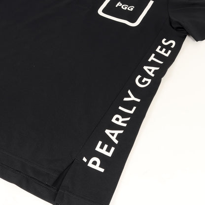 ロゴ プリント ポリ ジャージー ポケット ポロシャツ (268-1160301)