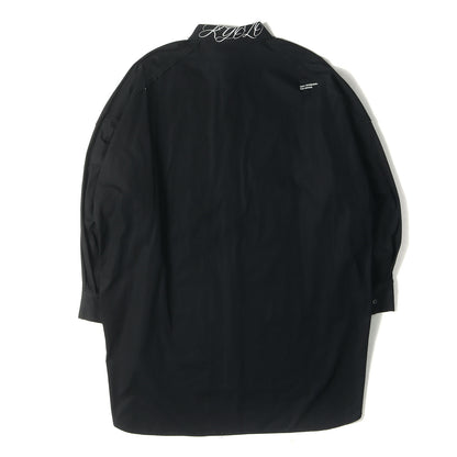 23AW フラワーコラージュ シャツ コート (WVN C-OFF BG PRNT SHIRT 23AW-SH01) / 勅使河原 蒼風 土門 拳