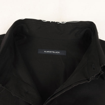 23AW フラワーコラージュ シャツ コート (WVN C-OFF BG PRNT SHIRT 23AW-SH01) / 勅使河原 蒼風 土門 拳