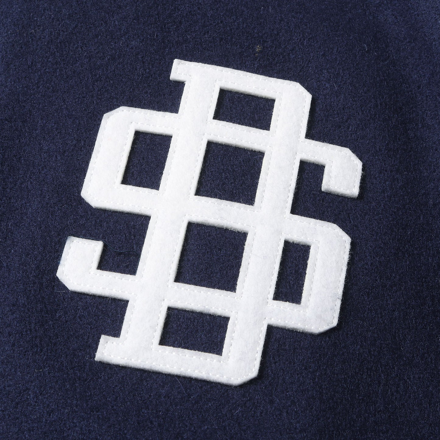 ワッペン刺繍 メルトン スタジャン (VARSITY JACKET)