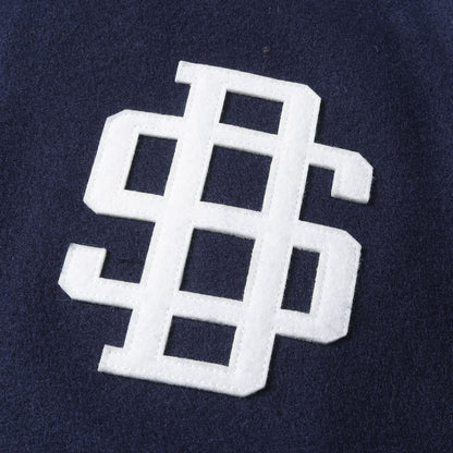 ワッペン刺繍 メルトン スタジャン (VARSITY JACKET)
