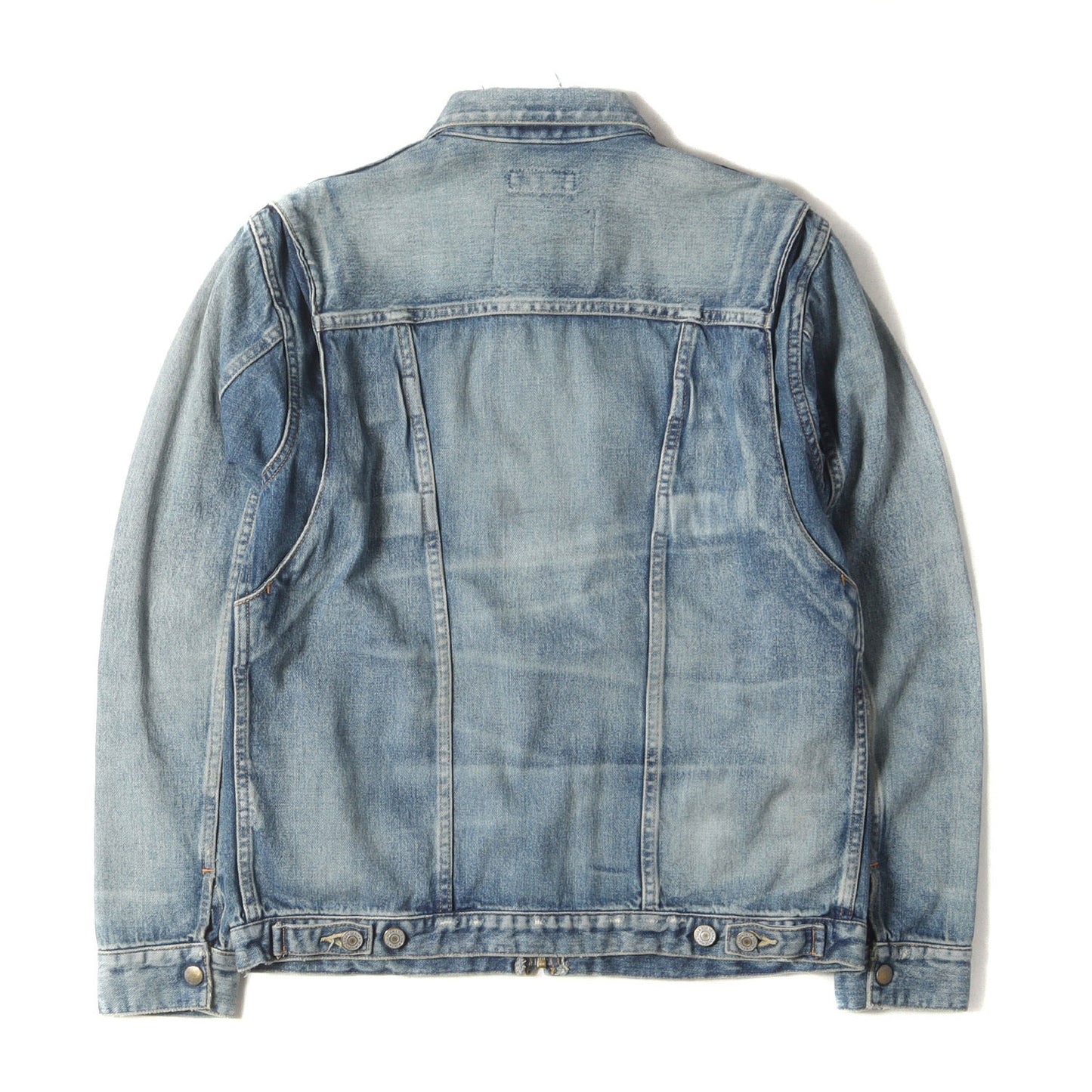 ヴィンテージ加工 デニム ジップ トラッカー ジャケット (3120400080)