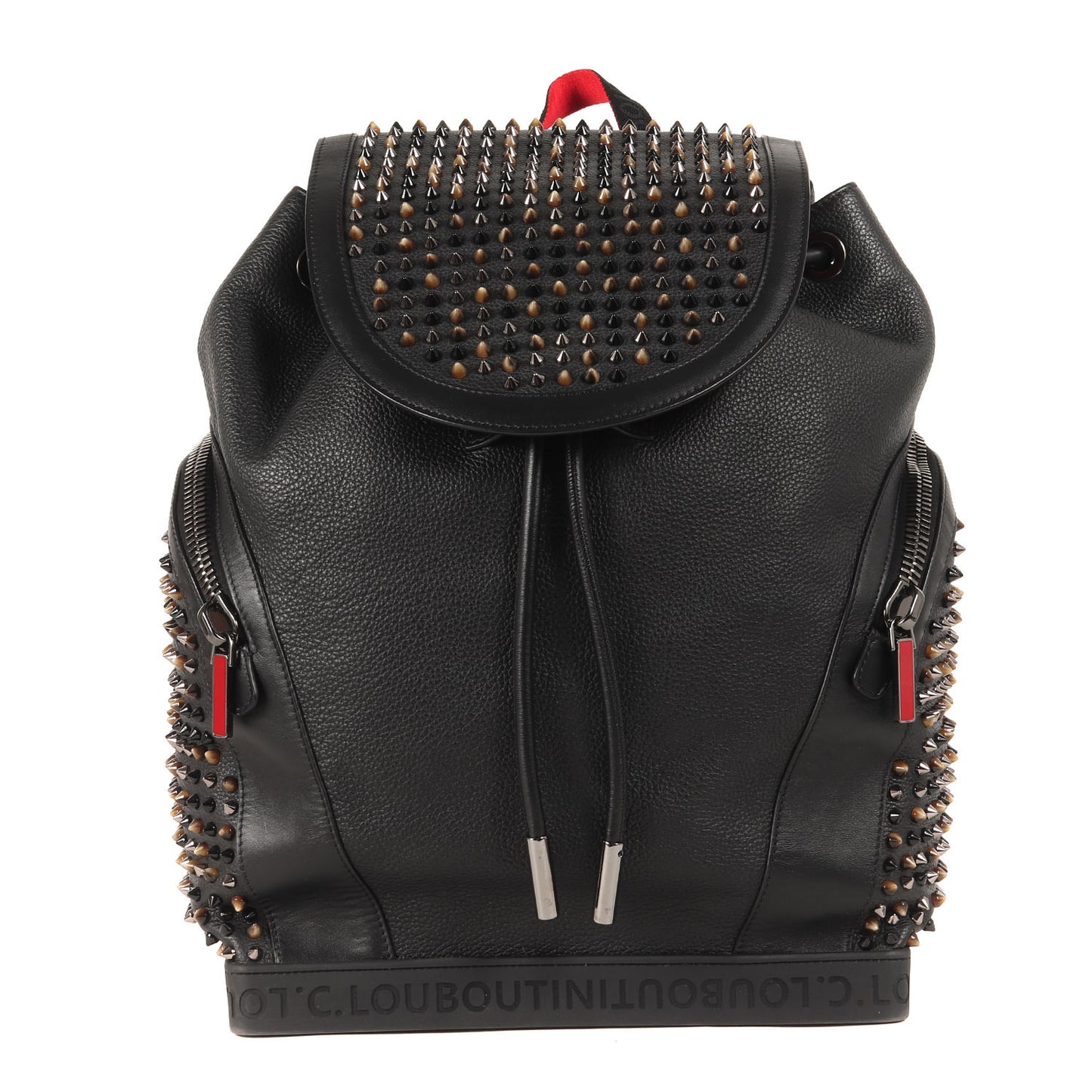 2WAY スパイクスタッズ グレインレザー リュック (EXPLORAFUNK BACKPACK) / ショルダー バッグ