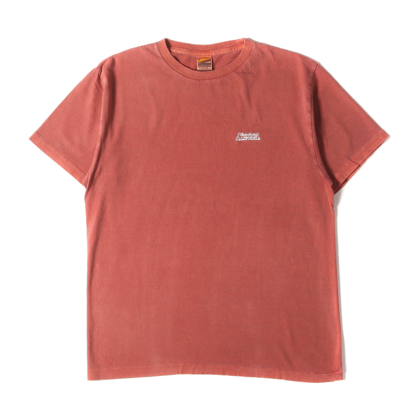 ピグメント ウォッシュ加工 ワンポイント ロゴ 刺繍 Tシャツ (SD NEW BOHEMIA SIGN LOGO T)
