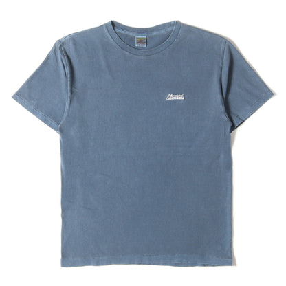 21SS ピグメント ウォッシュ加工 ワンポイント ロゴ 刺繍 Tシャツ (SD NEW BOHEMIA SIGN LOGO T)