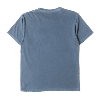 21SS ピグメント ウォッシュ加工 ワンポイント ロゴ 刺繍 Tシャツ (SD NEW BOHEMIA SIGN LOGO T)