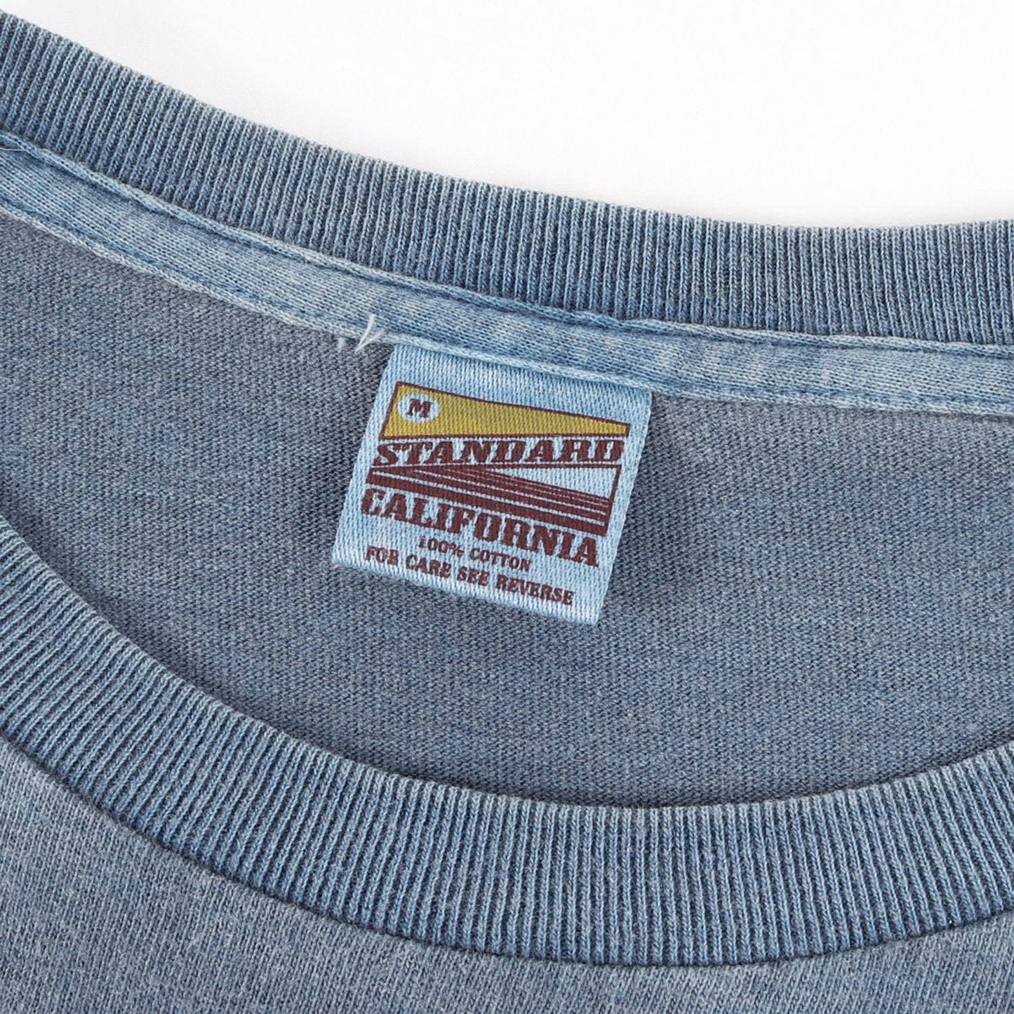 21SS ピグメント ウォッシュ加工 ワンポイント ロゴ 刺繍 Tシャツ (SD NEW BOHEMIA SIGN LOGO T)