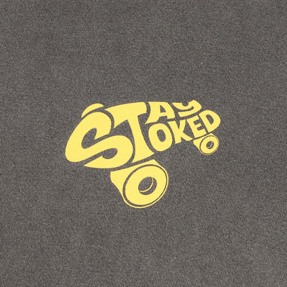 ガーメント ピグメント加工 グラフィック ロゴ Tシャツ (SD Stay Stoked T)