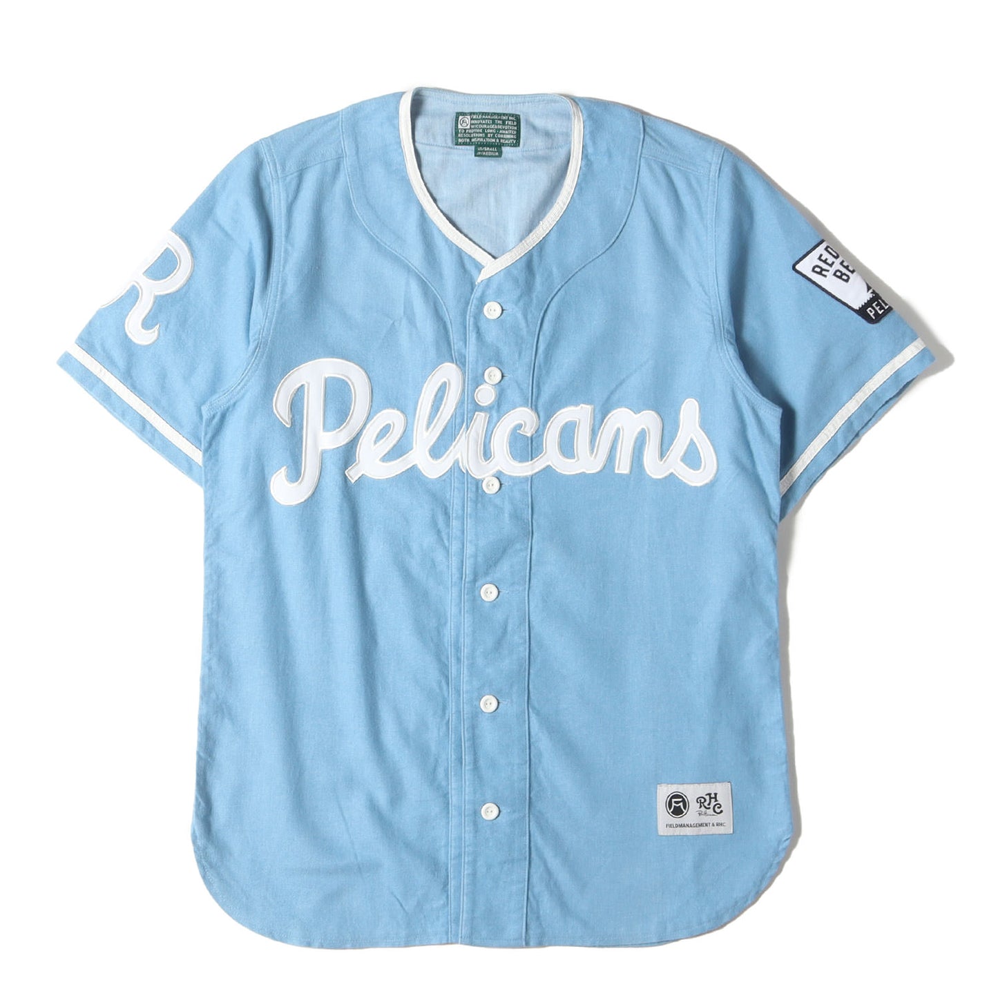 × FIELD MANAGEMENT Pericans フランネル ベースボールシャツ