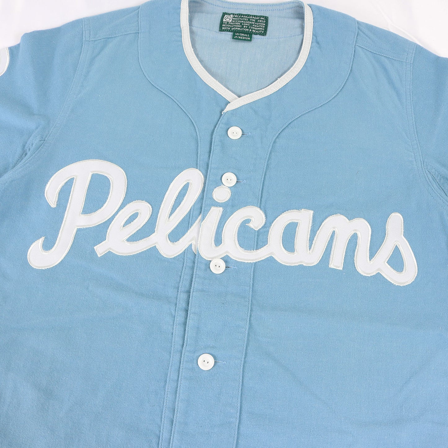 × FIELD MANAGEMENT Pericans フランネル ベースボールシャツ