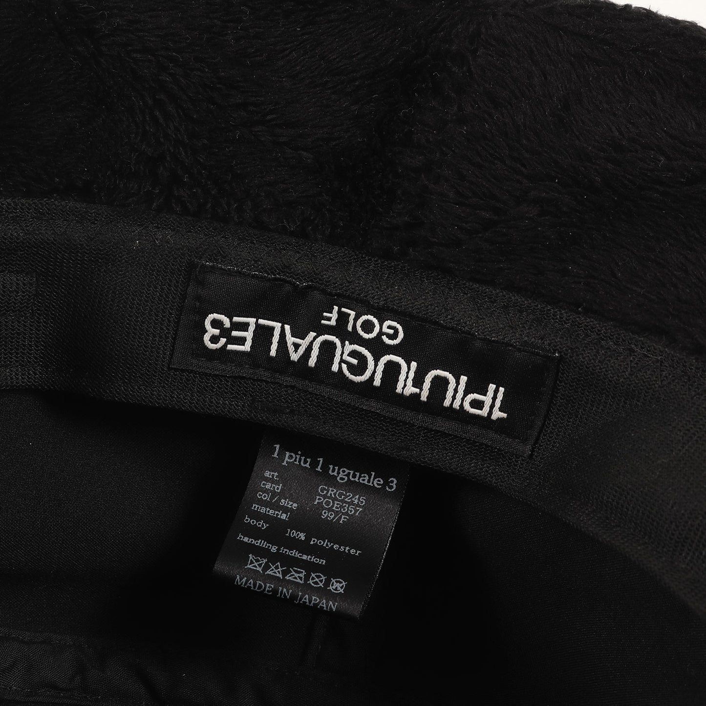 折鶴 ロゴ 刺繍 ボア バケットハット (BUCKET HAT GRG245 POE357) / 113 GOLF