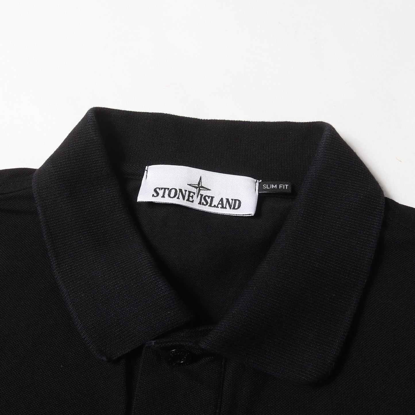 23AW ワンポイント コンパス ロゴ パッチ 刺繍 ストレッチ 鹿の子 ポロシャツ (80152SC17)