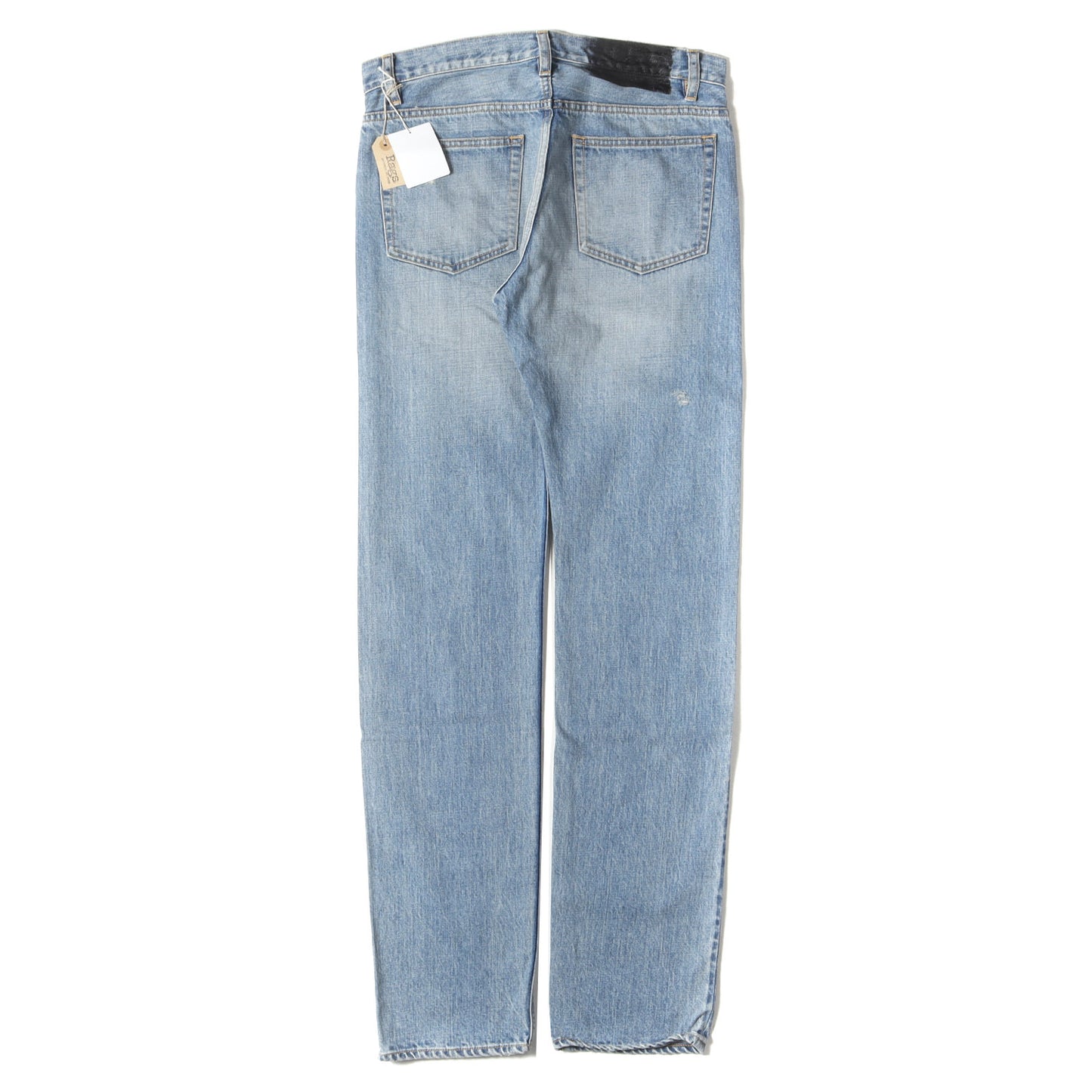 クラッシュ ダメージ加工 スリム ストレート デニム パンツ (NEW SLIM ５P DENIM 211317102) / ボタンフライ