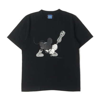 × Disney Mickey Mouse パロディ グラフィック Tシャツ / MADE IN JAPAN