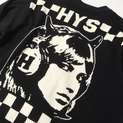 25SS IN THE STUDIO編込 カーディガン (02251ND01)