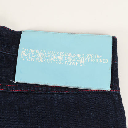レッドステッチ ストレート デニムパンツ (DENIM TROUSERS 81MWPA24) / ジッパーフライ 205W39NYC
