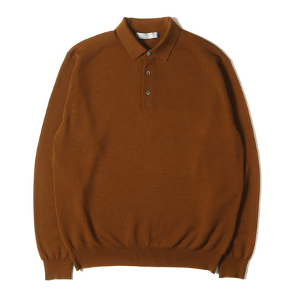 ハイゲージ ウール ニット ポロシャツ (Knit Polo 12-200-12-080160)