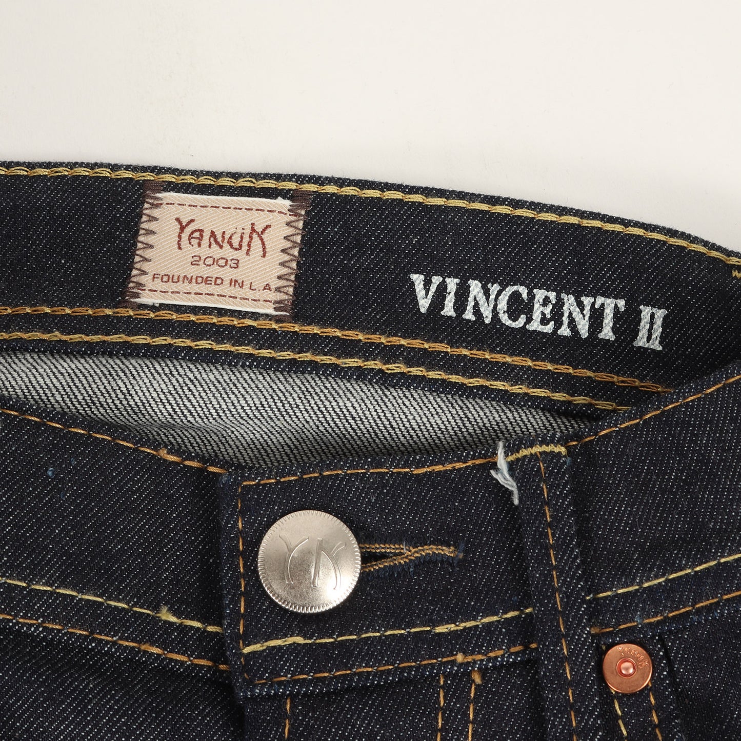 24SS スリムテーパード リジット デニムパンツ (PREMIUM2 VINCENT 57233000)