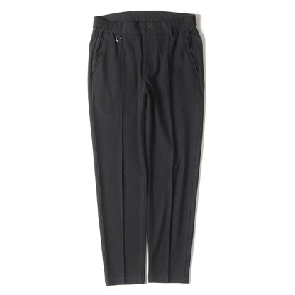 24AW ワンタック ストレッチ ポリレーヨン バーズアイ イージー スラックス パンツ (MALPENSA PANTS 4SEASONS Bird's eye AMFP244024)