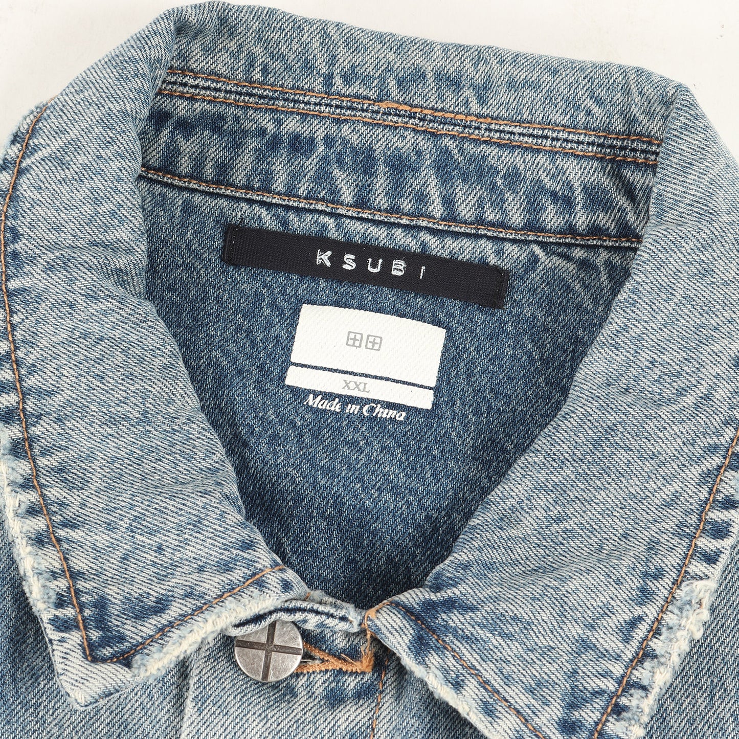 グラフィックプリント ヴィンテージ加工 デニムジャケット (Jinx Pay Up Classic Jacket)